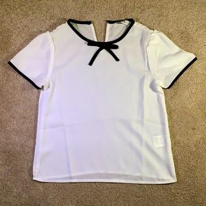 Shein, white blouse, Youth 8